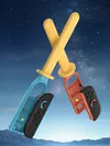 2 Pack Fencing Game Accessories for Nintendo Switch2 Sword Grips for Switch/OLED