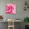Diamond Painting -DIY Round Drill Pink Little Dinosaur