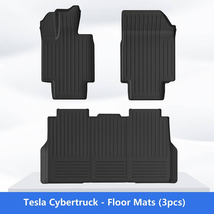 TESLASY Tesla Cybertruck TPE Waterproof  Liner Mat All Weather Floor Mat