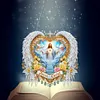 (US Local)Jesus Praying DIY Diamond Painting Dots Pendant Rhinestone Diamond Art Pendants