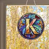 >SALE<Double Sided Letter K  Diamond Drawing Hanging Ornament for Home Decor