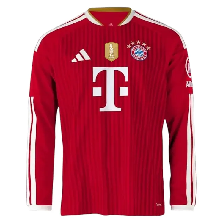 Bayern 26/27 Long Sleeve Home Football Jersey（With KAKADU patch）