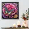 Fleurs De R&ecirc;ve Et Papillons-Peinture Diamant En Forme Sp&eacute;ciale-40 * 40CM