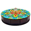 Mandala Diamond Painting Storage Box Wooden Round Jewelry Case with Lid Kits