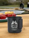 300ML Camping Mug Aluminum Alloy Tea Beer Coffee Mug Lightweight for Outdoor Use