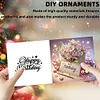 6Pcs Diamond Painting Birthday Theme Greeting Cards Congratulations Cards & Gifts