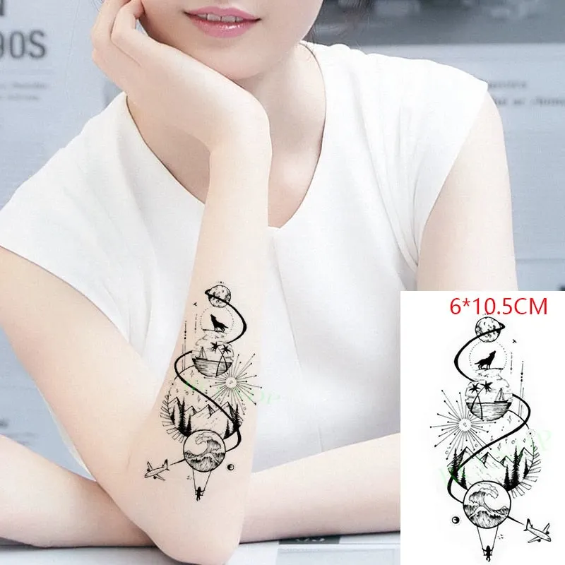 Waterproof Temporary Tattoo sticker Anime fake tatto stickers flash tatoo hand foot body art for girl men women kids