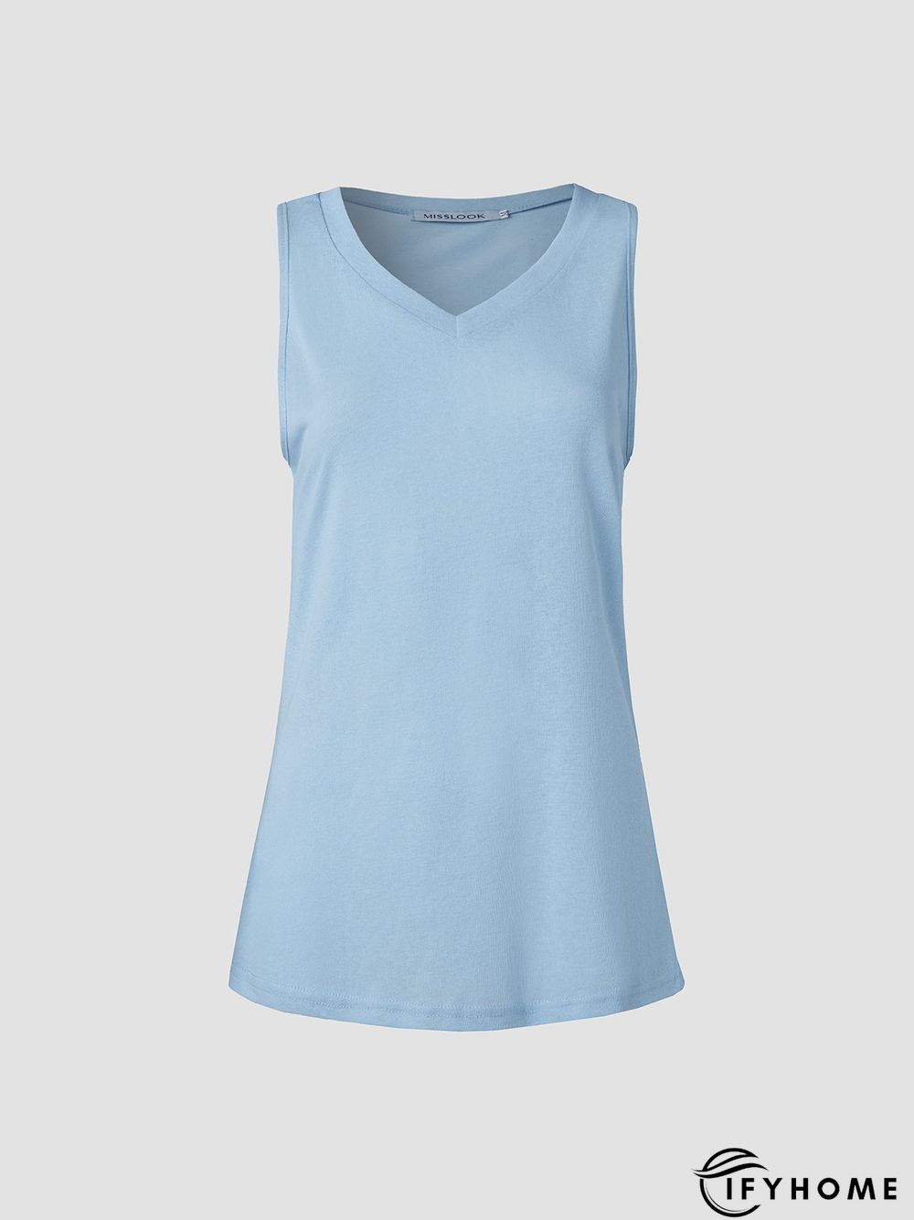 Women Solid Shift Casual Sleeveless shirt & Top | IFYHOME