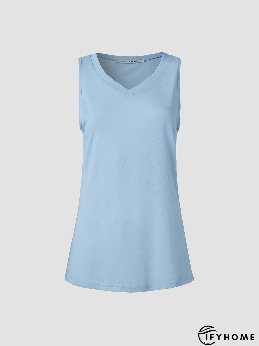 Women Solid Shift Casual Sleeveless shirt & Top | IFYHOME