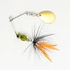 5Pcs Metal Spoon Lure Spinner Fishing Lure Artificial Hard Baits for Bass Trout
