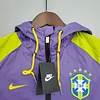 Brazil National Team Windbreaker Purple-Black love fball
