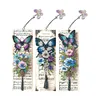 3Pcs DIY Butterfly Flower-Diamond Painting Bookmark