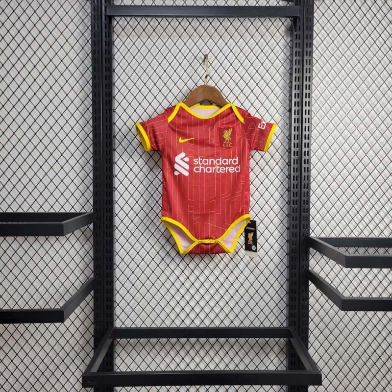 2024-2025 Baby jersey Liverpool Home Soccer Jersey  1:1 Thai Quality