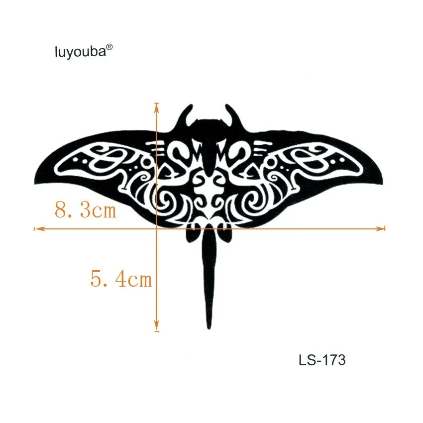 Flatfish Waterproof Temporary Tattoo Sticker Fishing maquiagem Fake Tattoo Animals The flash Tatoo Temporary Stickers
