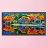 (Big Size) 11CT Landscape - Stamped Cross Stitch 40*85cm/15.75*33.46in