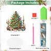 (US Local)Acrylic Xmas Tree DIY Table Top Diamond Painting Ornament Kits