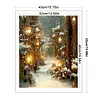 (Stamped/Counted) Snowy - 11CT Cross Stitch 40*50cm