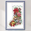 Gabriel Of The Christmas Stocking - 16CT Stamped Cross Stitch 37*52cm/14.57*20.47in(Brand)