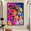 Super Mario Bros.-11CT Stamped Cross Stitch 40*60cm/15.75*23.62in (Big Size)