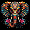 Diamond Painting-DIY Full Round Drill Elephant