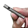 Outdoor Titanium Emergency Whistle EDC Whistle Necklace Pet Training Whistles