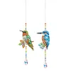 2pcs/set Crystal Sun Catcher Double-sided Diamond Painting Pendant Rainbow Chaser Hanging Kits