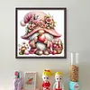 Strawberry Gnome - 11CT Stamped Cross Stitch - 45*45cm