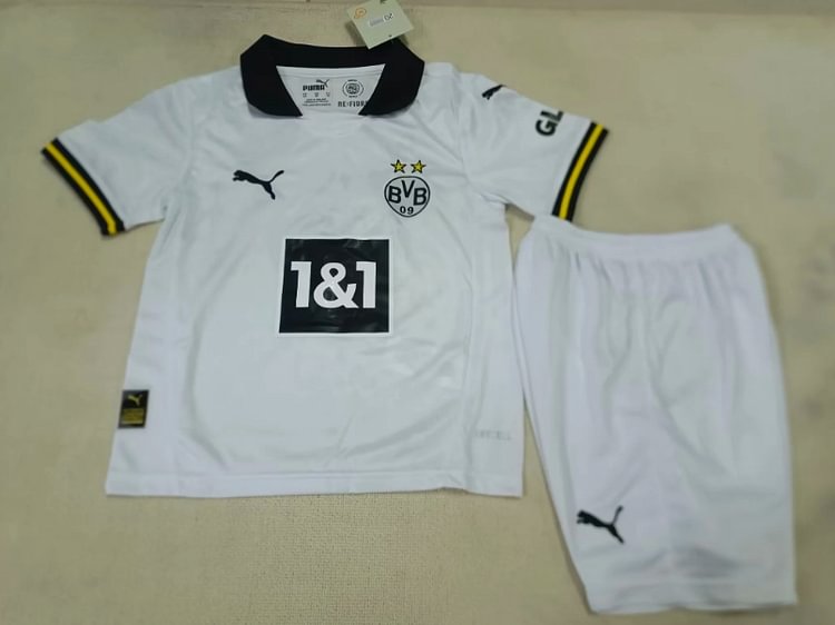 24-25 season Dortmund 2nd away children's clothing