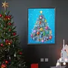 Diamond Painting -DIY Round Drill Colourful Xmas Tree