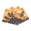 Porte-serviettes/serviettes de sorci&egrave;re d'Halloween