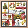 Winter - 14CT Counted Cross Stitch - 27*27cm