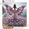 Diamond Painting-DIY Crystal Rhinestone Wings Girl