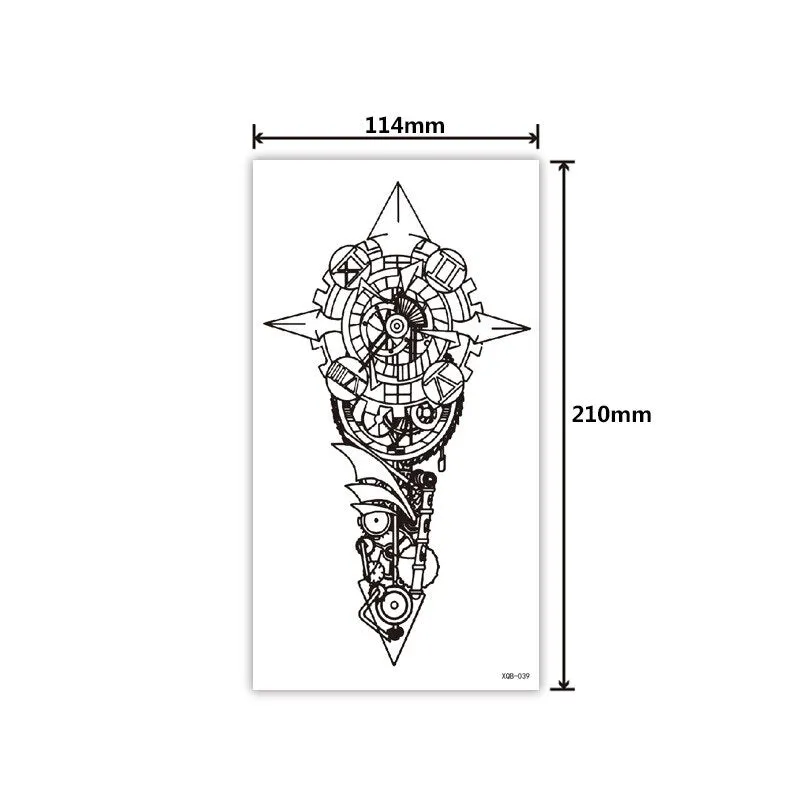 Full Arm Tattoo Sticker Creative Personality Small Full Arm Temporary Tattoo Original Waterproof Sweat Lasting Tattoo Sticker