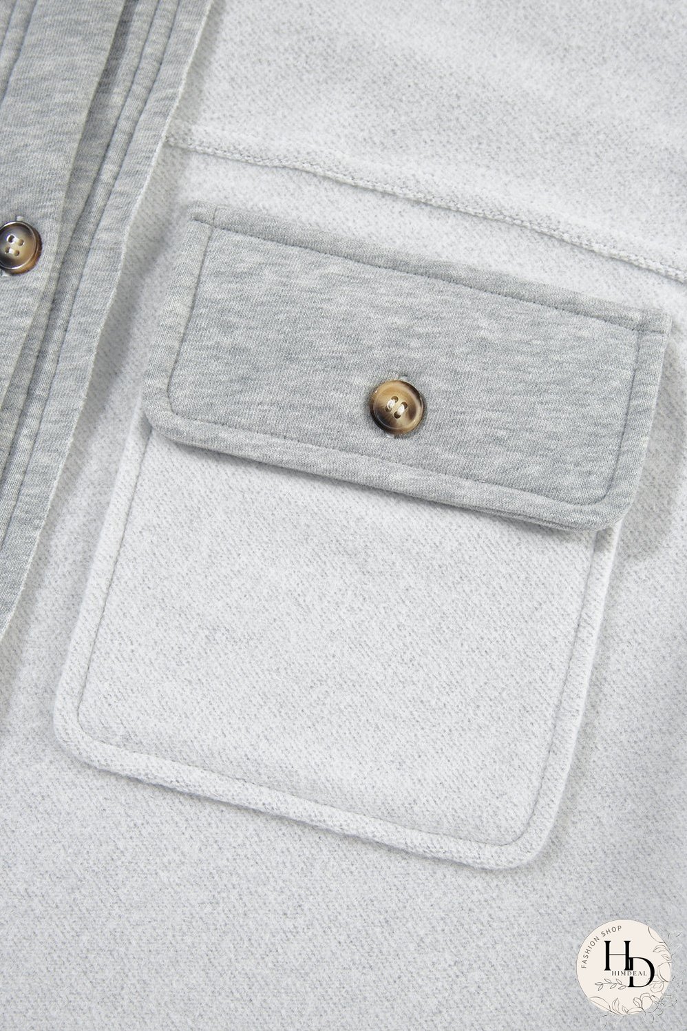 Two-Tone Denim Vest