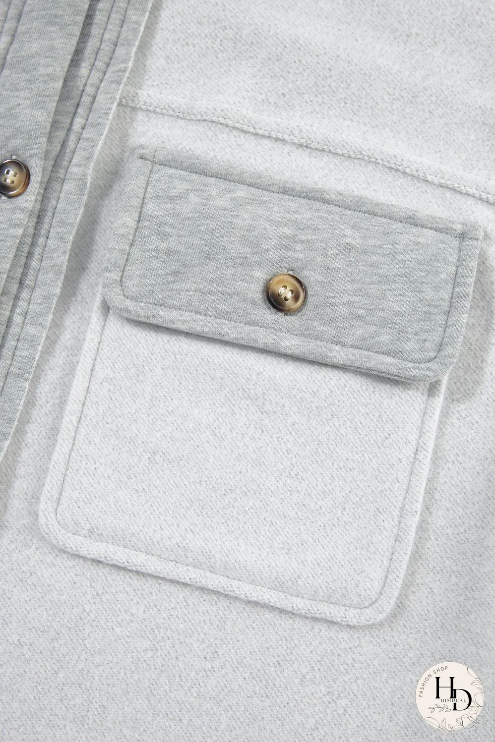 Two-Tone Denim Vest