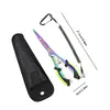 Multifunctional Fishing Pliers Long Nose Stainless Steel Hook Remover (Green)
