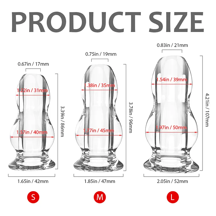 New Small To Big Size Acrylic Anal Beads Butt Anal Plug Sex Toys