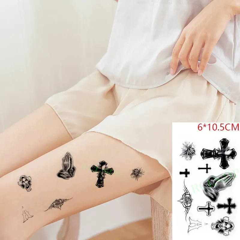 Waterproof Temporary Tattoo Sticker Cartoon anime Boy Knife Tatto Flash Tatoo Fake Tattoos Small Size Art for Kids Men Women