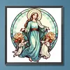 【Limited Stock Sale】Jesus Virgin Glass Painting-Paint by Numbers Acrylic Painting 40*40CM
