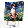 Dog-Paint By Numbers Acrylic Painting 40*40cm