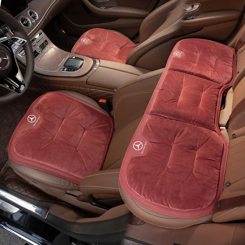 Car short plush winter seat cushion