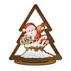 DIY Wooden Double Sided Drills Christmas Crystal Diamond Painting Ornament Special Shaped Kits