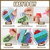 8 Pairs Double Sided Diamond Painting DIY Earring Making Kit for Women Girls