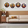 4Pack Halloween-Full Round Diamond Painting(30x30cm)