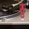 Turntable Headshell with 4 Lead Wires Cartridge Headshell Stylus Holder for LP Vinyl Record Player Turntable Phonograph