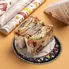 4PCS Wooden Diamond Painted Placemats for Dining Table Decor (Datura)