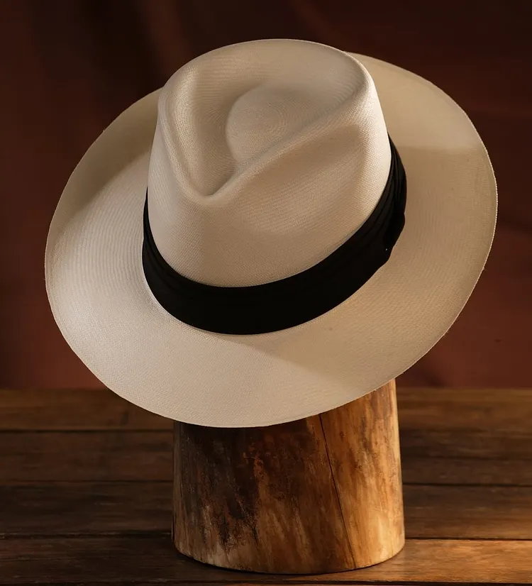 【Perfect For You】Ecuador imported senior Panama straw hat