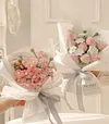 DIY Handmade Twist Stick Craft Flower Bouquet Chenille Stems Craft Pipe Cleaners Gift Decor Set