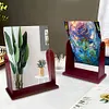 DIY Diamonds Painting Special Shaped Crystal Drill Crafts Mirror Desk Ornament Decor Kit