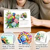Diamond Painting Parrot 2027 Paper Calendar Monthly Flip Tabletop Calendar Kit